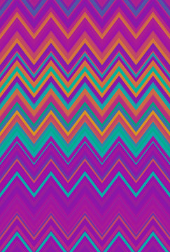 Colorful seamless Chevron zigzag pattern abstract art background, rainbow trends