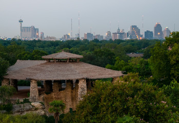 San Antonio and Pagoda