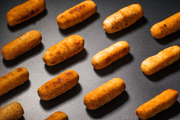 Appetizing and delicious tequeño typical snack of venezuelan food