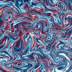 High resolution liquid marble texture design, colorful marbling metallic surface. Vibrant abstract digital paint design background.