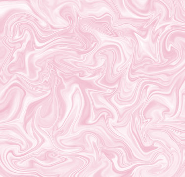 High resolution liquid marble texture design, light pink marbling satin or silk-like surface. Vibrant abstract digital paint design background.