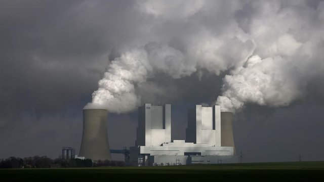 Coal-fired Power Station Neurath run by the RWE Energy Supplier, Neurath near Grevenbroich, North Rhine-Westphalia, Germany, Europe