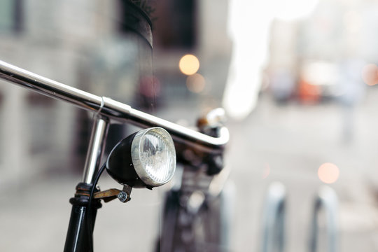 Vintage black bicycle