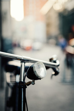 Vintage black bicycle
