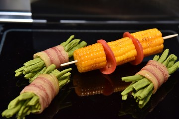 Deko Grillgemüse aus Plastik