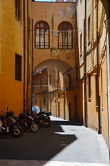 street in old town of Italy