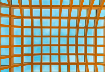 metal profile grilles design work as a background