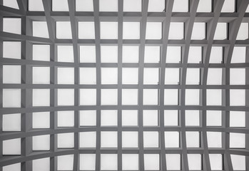 metal profile grilles design work as a background