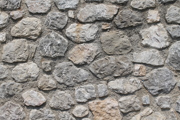 ancient wall with stone bricks