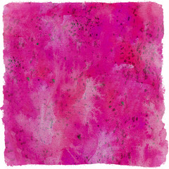 Abstract  hand painted on canvas  purple watercolor pattern  gradient background