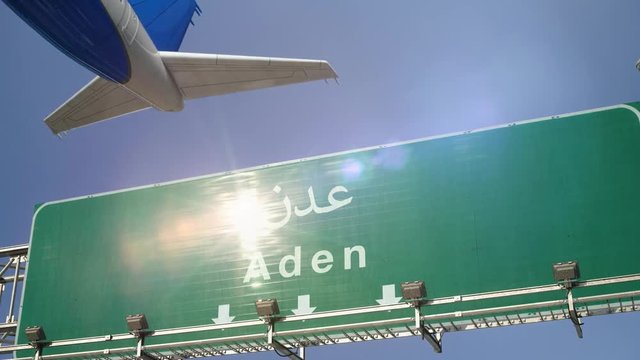 Airplane Take off Aden