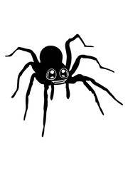 süß klein niedlich gesicht spinne vogelspinne design clipart logo ekelig krabbeln monster horror halloween angst