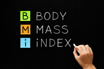 Fototapeta premium BMI - Body Mass Index Acronym Concept