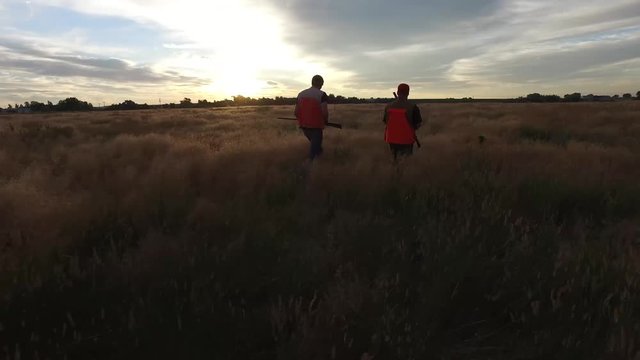 An early morning wing hunt with a guide and his pupil,  the sun rises to make this the perfect morning for friendship and connecting with the outdoors.