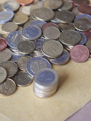 Euro coins, European Union