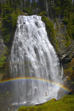 Narada Falls, Mount Rainier National Park is a United States National Park located in southeast Pierce County and northeast Lewis County in Washington state, USA