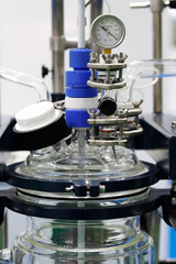 vacuum controller of jacketed glass reactor unit