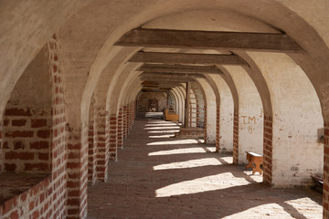 corridor with columns