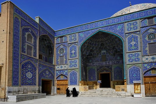 Sheich Lotfullah Mosque, Masjed-e Lotfullah, Imam Square, Meydan-e Naqsh-e Jahan, Isfahan, Iran, Asia
