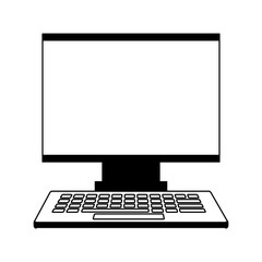 Fototapeta premium computer monitor keyboard technology device