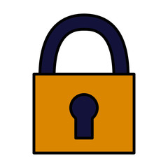 close padlock security