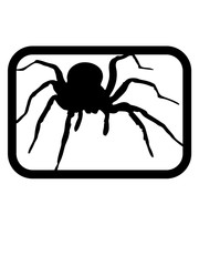 rahmen sport button spinne vogelspinne design clipart logo ekelig krabbeln monster horror halloween angst