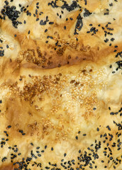 Homemade traditional serbian Gibanica pie