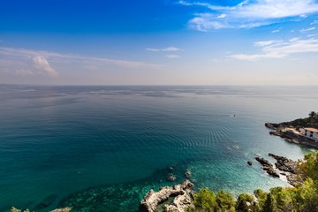 Fototapeta na wymiar Italy sea water Calabria 