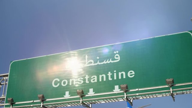 Airplane Landing Constantine
