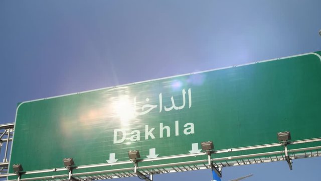 Airplane Landing Dakhla