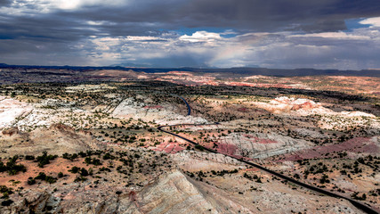 aerial view of bryce canyon