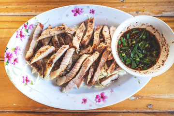 grill beef thai food