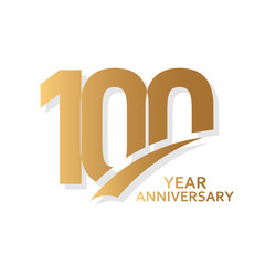 100 Year Anniversary Vector Template Design Illustration