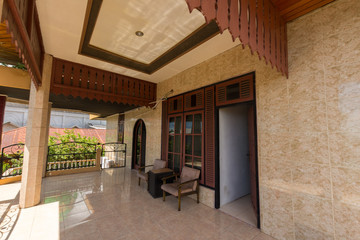 Beach house, island scenery