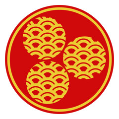 Fototapeta premium Chinese new year label