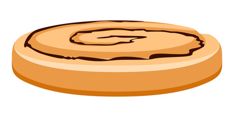 Isolated cookie icon