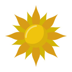 Sun cartoon symbol