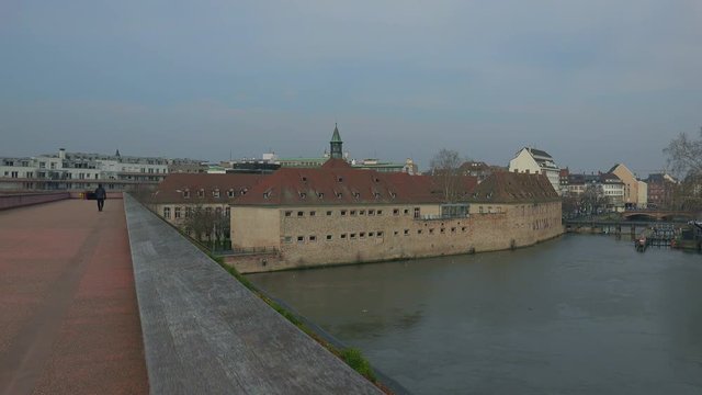 Ecole Nationale d'Administration and Ill River, Strasbourg, Alsace, Grand Est, France, Europe