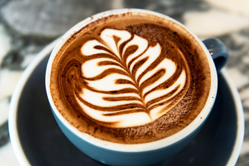 Coffee latte art