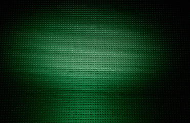 Volumetric cloud of light on a green background