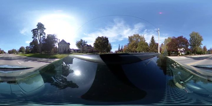 360VR 4 K Vr 360 Convertible Sexy Summer Driving Beautiful Sun Shiny Day