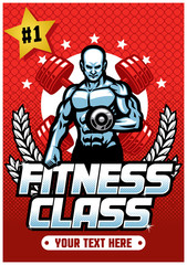 fitness class poster