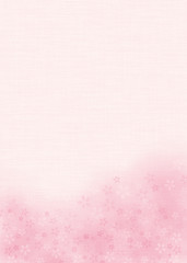 桜　布　質感　ピンク