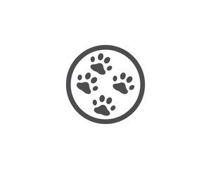 Paw logo vector