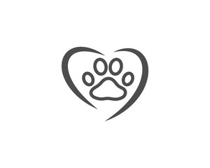 Paw logo vector