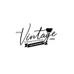 Vintage Food & Restaurant Logo Templates