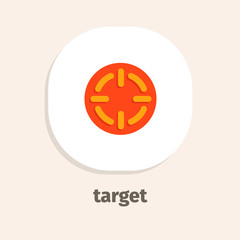 Flat vector icons for web and mobile applications