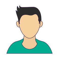 avatar faceless male profile