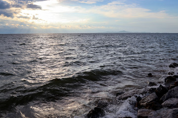 Obraz premium sunset over sea