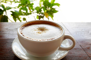 Hot coffee cup